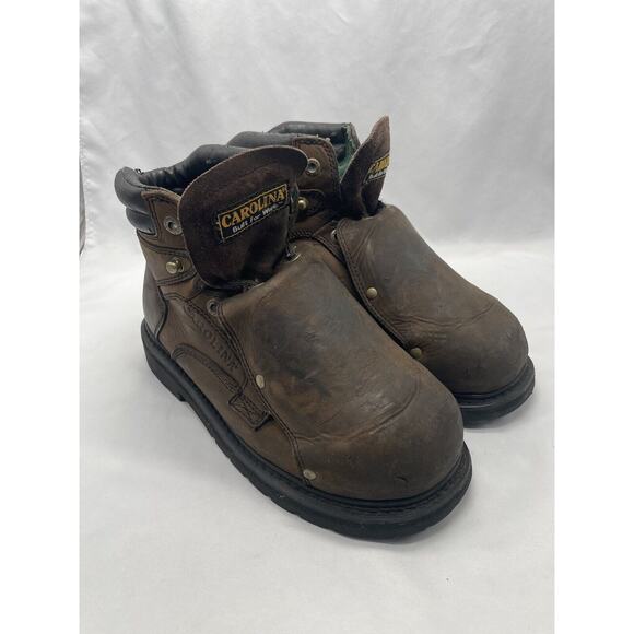 Carolina Men's 6" Broad Toe External MetGuard 599 Size 8 2E - Picture 3 of 10